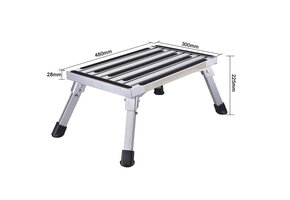 HTD Opstap Aluminium Enkel