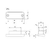 Jokon Kentekenverlichting K580B LED Inbouw