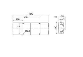 Jokon Achterlicht 541 Rem/ Knipper/ Mist 4-Vaks Inbouw