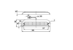 Jokon Derde Remlicht ZHBL03 32 LEDs met Console Rood/Wit