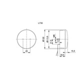 Jokon Knipperlicht LED 730 Rond Oranje Jokon Knipperlicht LED 730 Rond Oranje