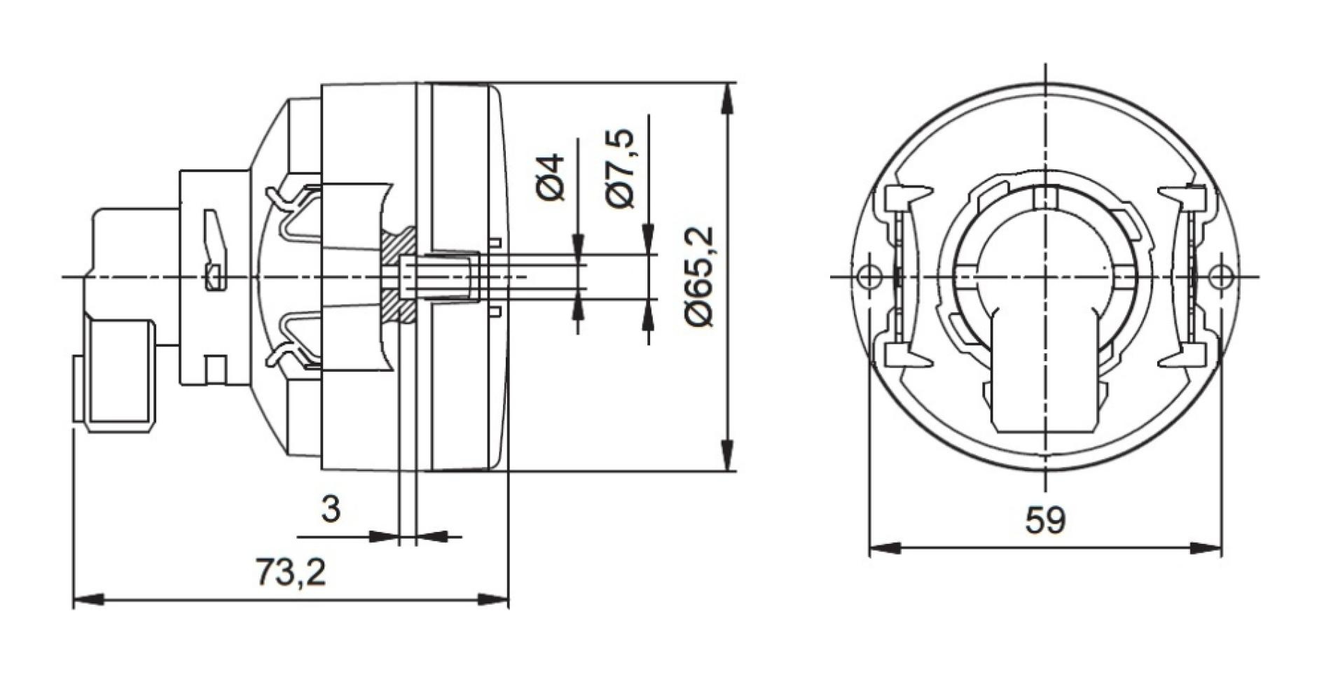 Jokon Achterlicht en Remlicht L65 Inbouw Jokon Achterlicht en Remlicht L65 Inbouw