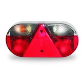 Jokon Achterlicht L621 Rem/ Knipper/ Kenteken/ Mist/ Achteruitrij/ Driehoek Reflector Opbouw Rechts Jokon Achterlicht L621 Rem/ Knipper/ Kenteken/ Mist/ Achteruitrij/ Driehoek Reflector Opbouw Rechts
