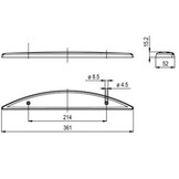 Jokon Derde Remlicht ZHBL25 11 LEDs Rood