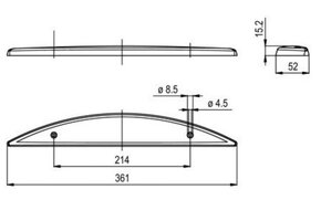 Jokon Derde Remlicht ZHBL25 11 LEDs Rood
