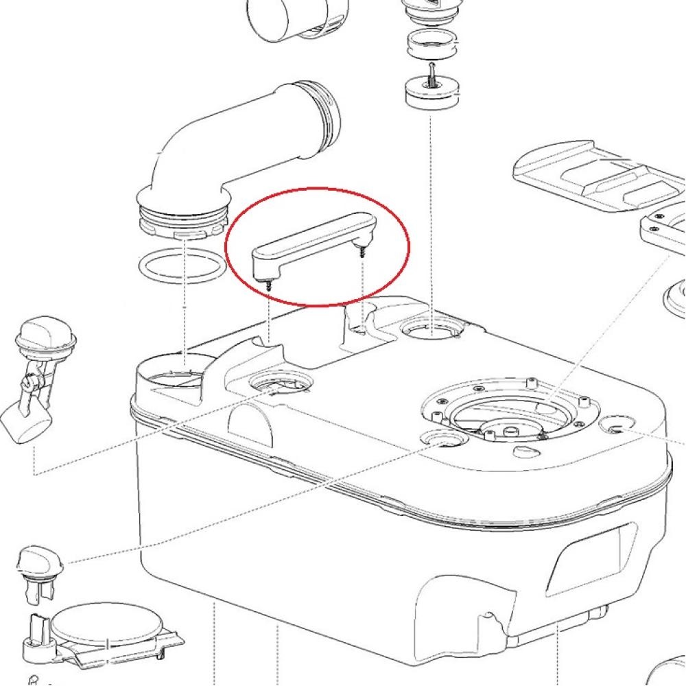 Thetford C220 Handvat Afvaltank