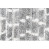 Arisol Chenille Gordijn 56x200 Grijs/Wit