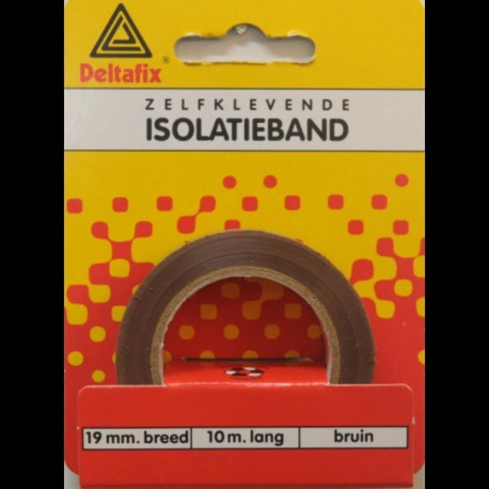 Deltafix Isolatieband Op Kaart 10mtrx19mm Bruin Deltafix Isolatieband Op Kaart 10mtrx19mm Bruin