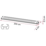 Fiamma Garage Bars 2st. incl.4 ogen