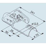 AL-KO Koppeling AK7 750kg Rond 70mm