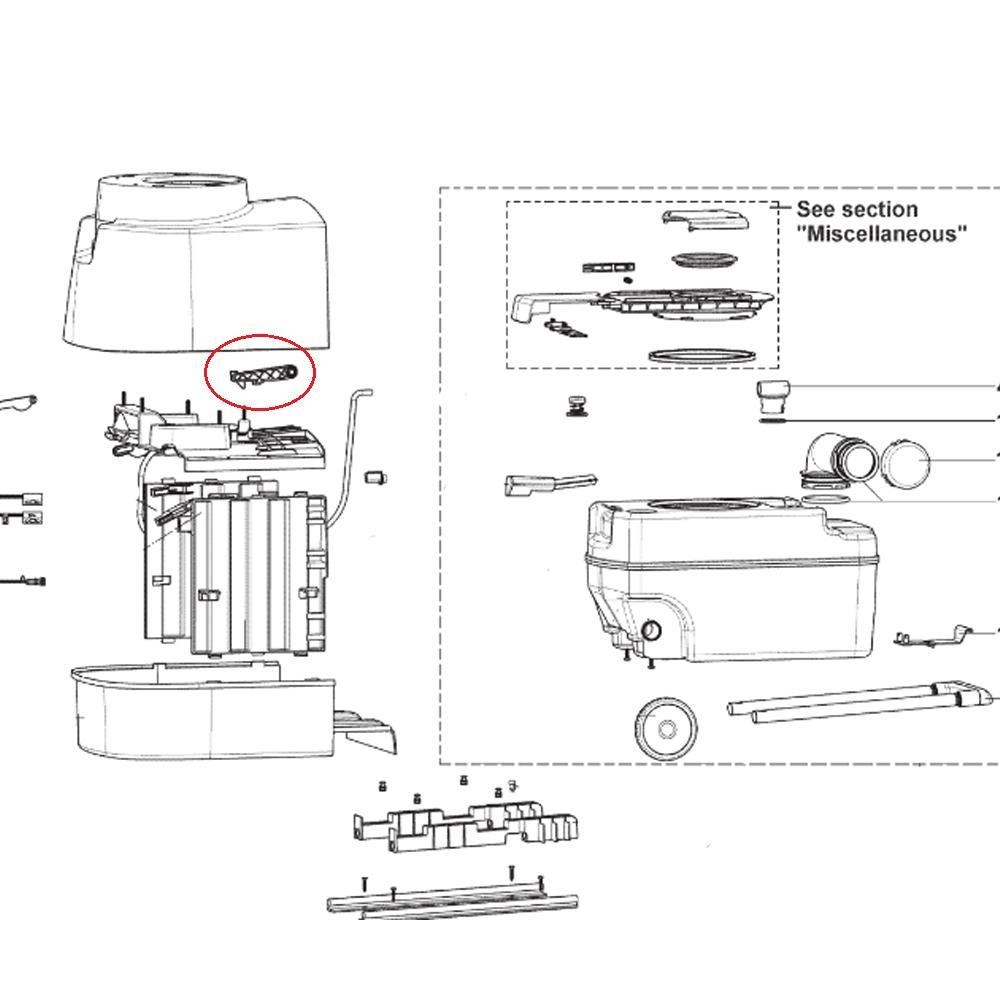 Dometic CT3050 Hendel Zekering Cassette
