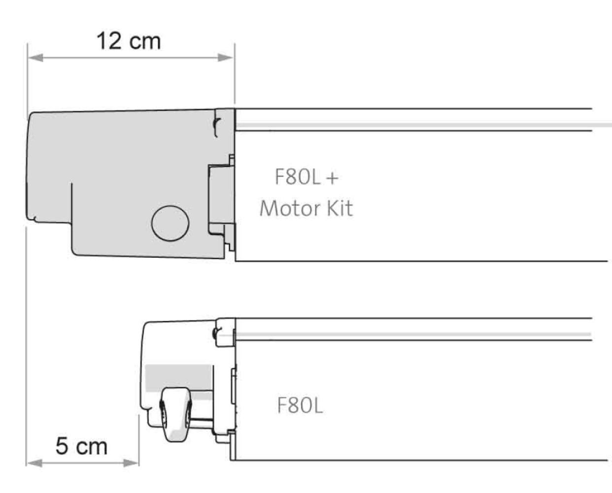 Fiamma F80L Motor Kit Compact Titanium