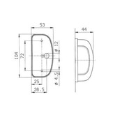 Jokon Kentekenverlichting K158 Opbouw Jokon Kentekenverlichting K158 Opbouw