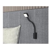 LED Lamp Zwanenhals Q2 Flex Vierkant + USB-C Zwart LED Lamp Zwanenhals Q2 Flex Vierkant + USB-C Zwart