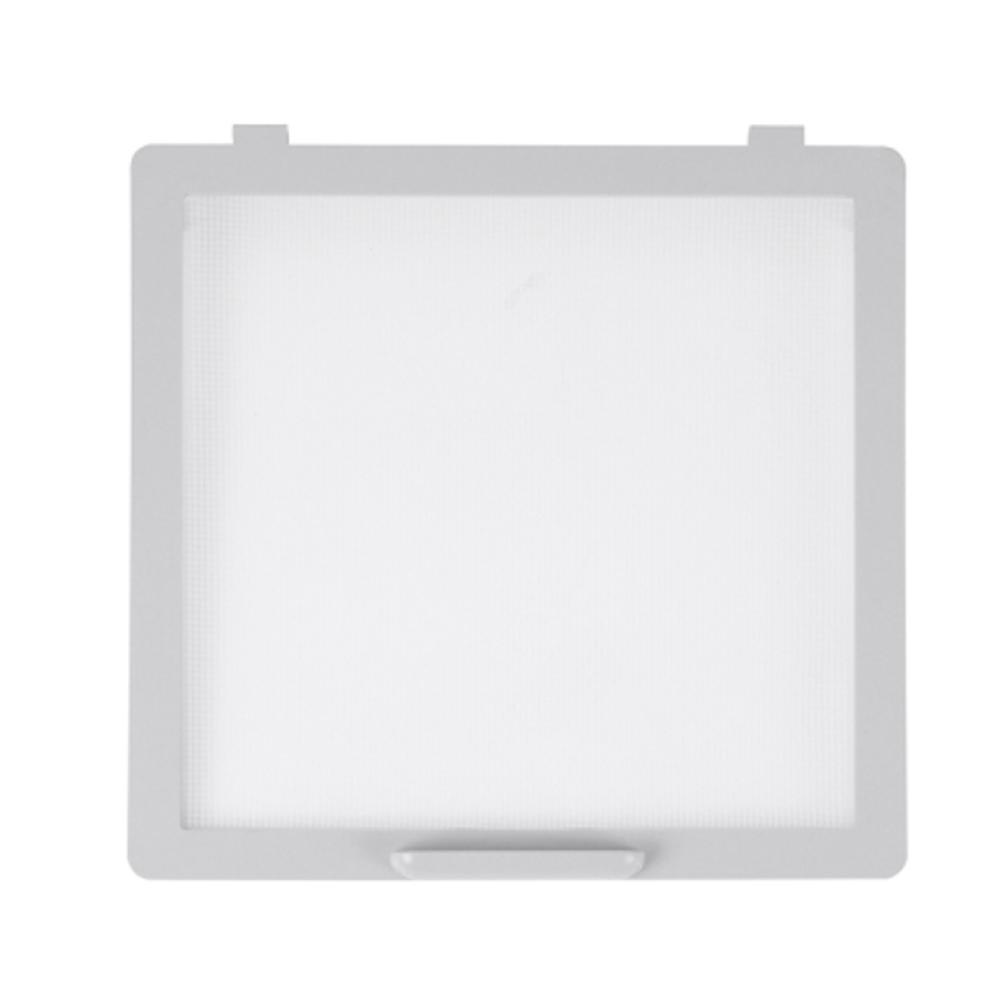 MPK Vliegenhor Scharnier Buitenzijde 28x28cm Grijs