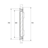Dometic Serviceluik SK4 70x30.5cm Wit