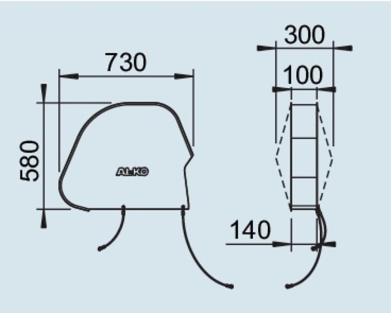 AL-KO Disselhoes Premium Zwart