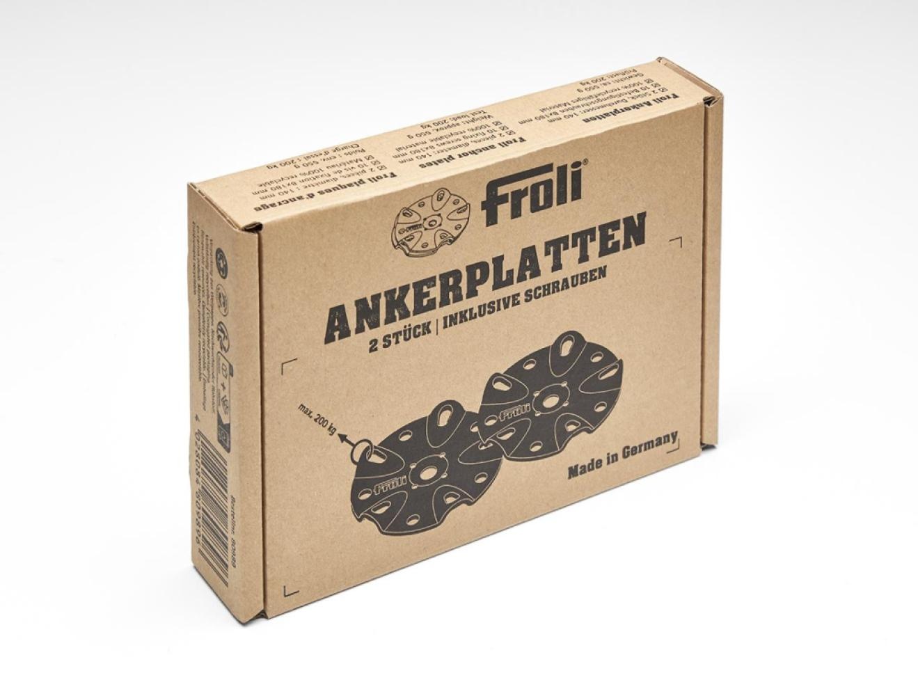 Froli Ankerplaten Set 140mm Froli Ankerplaten Set 140mm
