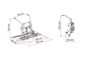 Fiamma Carry-Bike Mercedes V Class Lift E-Bike