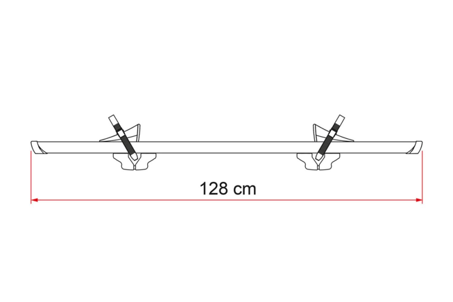 Fiamma Rail Premium S Fat Bike Deep Black