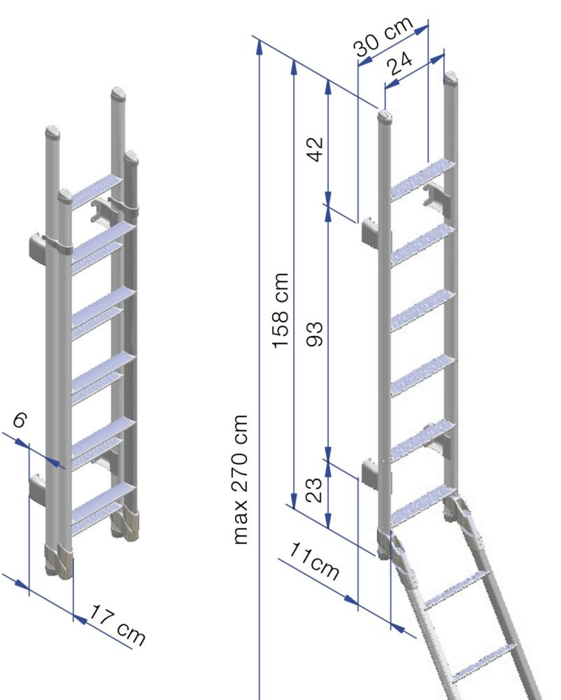 Thule Ladder Deluxe 11 Treden