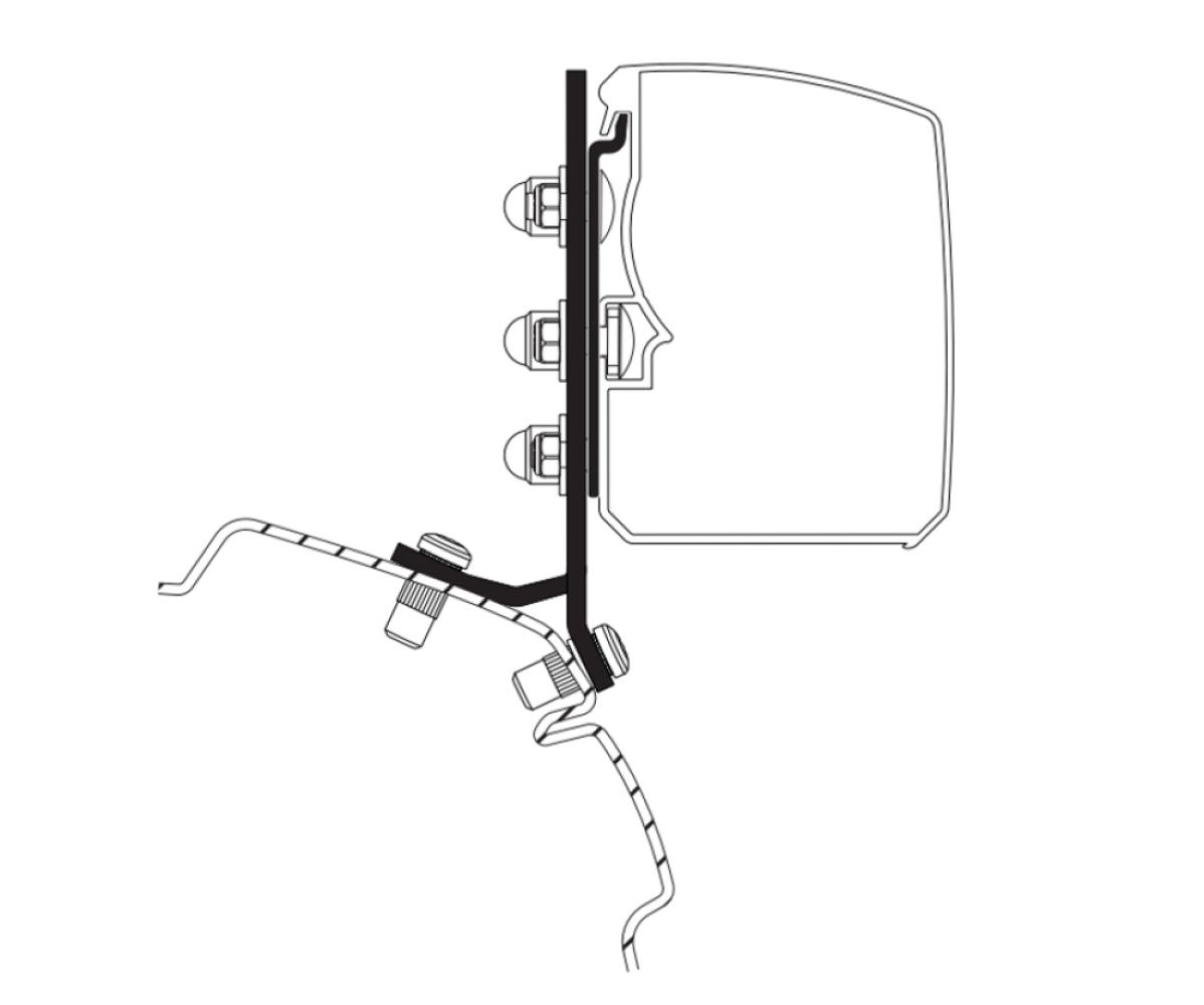 Thule Ford Custom V710 Van Adapter 3200