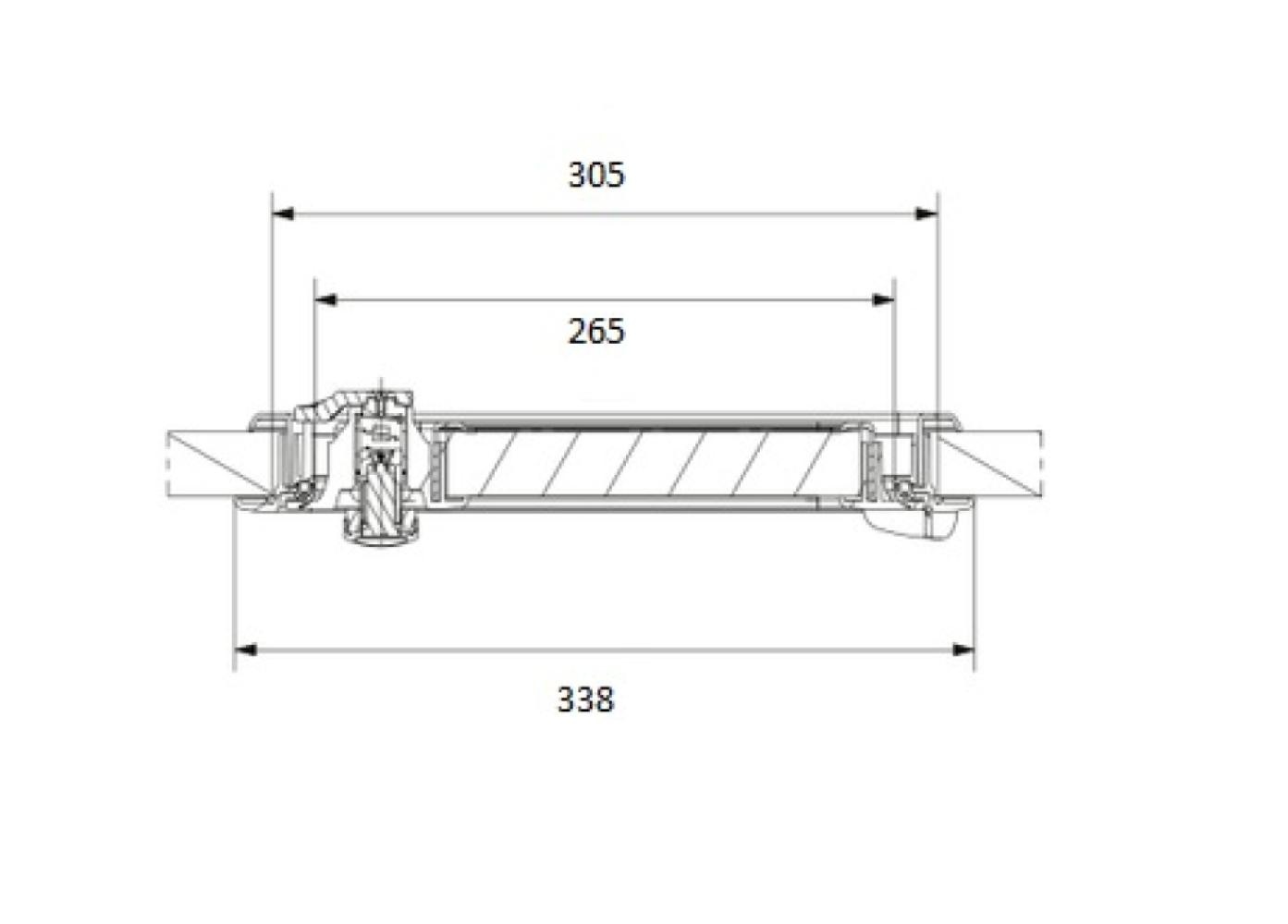 Dometic Serviceluik SK4 37.5x30.5cm Wit