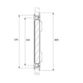 Dometic Serviceluik SK4 37.5x30.5cm Wit