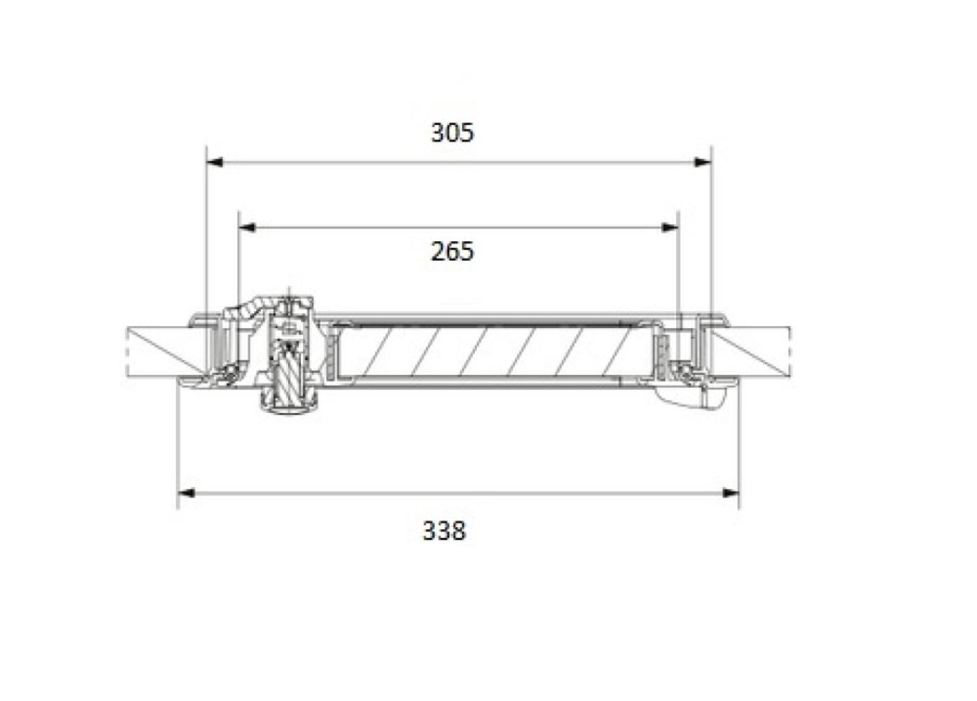 Dometic Serviceluik SK4 70x30.5cm Wit