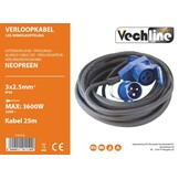 Vechline Verloopkabel 3x2.5mm² CEE-Winkelkoppeling 25m