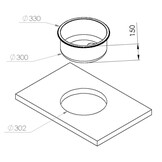 Navy Load Spoelbak Rond RVS Ø30-Ø33 H18 Navy Load Spoelbak Rond RVS Ø30-Ø33 H18