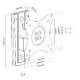 Vechline TV Steun Wandmontage