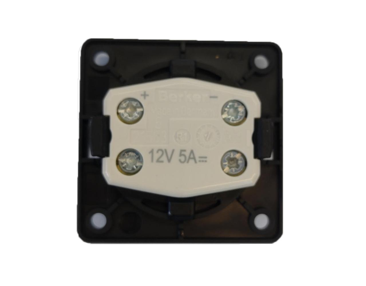 Berker Aan/Uitschakelaar Flow/Pure met Lampje Inbouw Chroom Hoogglans 1