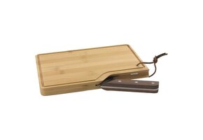 ViaMondo Snijplank met Mes Bamboe