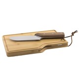 ViaMondo Snijplank met Mes Bamboe ViaMondo Snijplank met Mes Bamboe