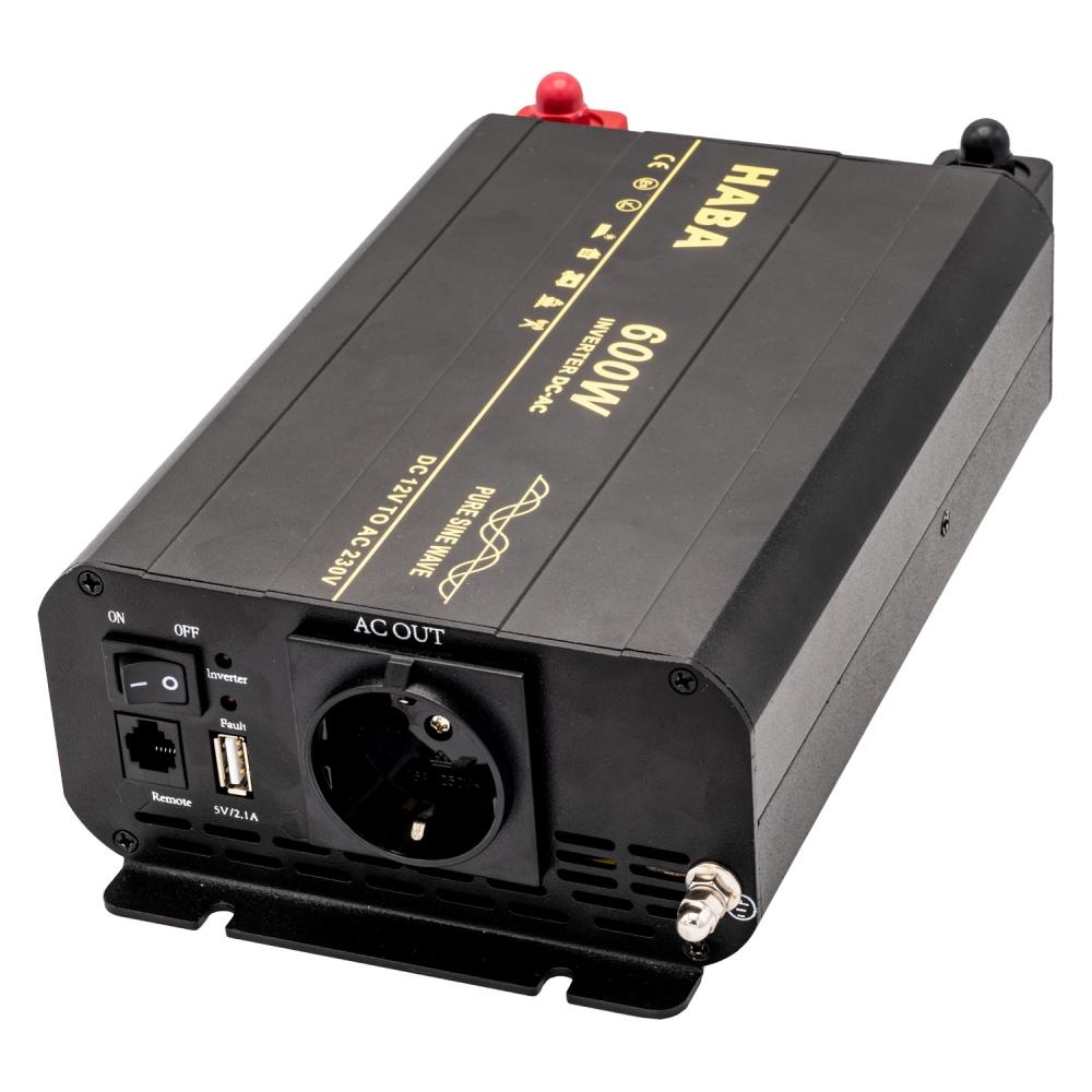 Pure Sinus Omvormer 12V-230V 600W