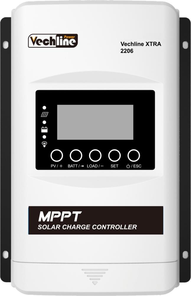 Vechline Laadregelaar MPPT Display XTRA 2206 20A Vechline Laadregelaar MPPT Display XTRA 2206 20A