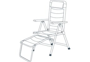 ViaMondo Premium Voetenbank Cinzento