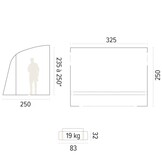 Trigano Opblaasbare Voortent Lagoon