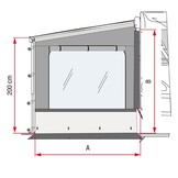 Fiamma Side W Pro Shade F45/F65/F70/F80 Rechts