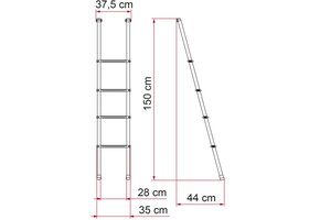 Fiamma Ladder Deluxe 4B