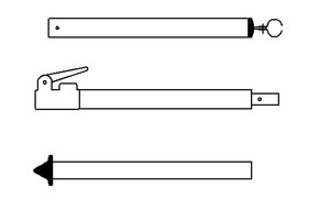 Campking Stormstok 28/25mm 170-260cm : CFRP
