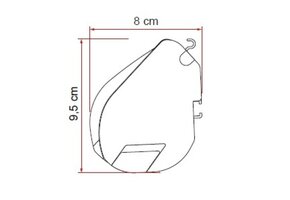 Fiamma F35Pro 270 Titanium-Royal Blue