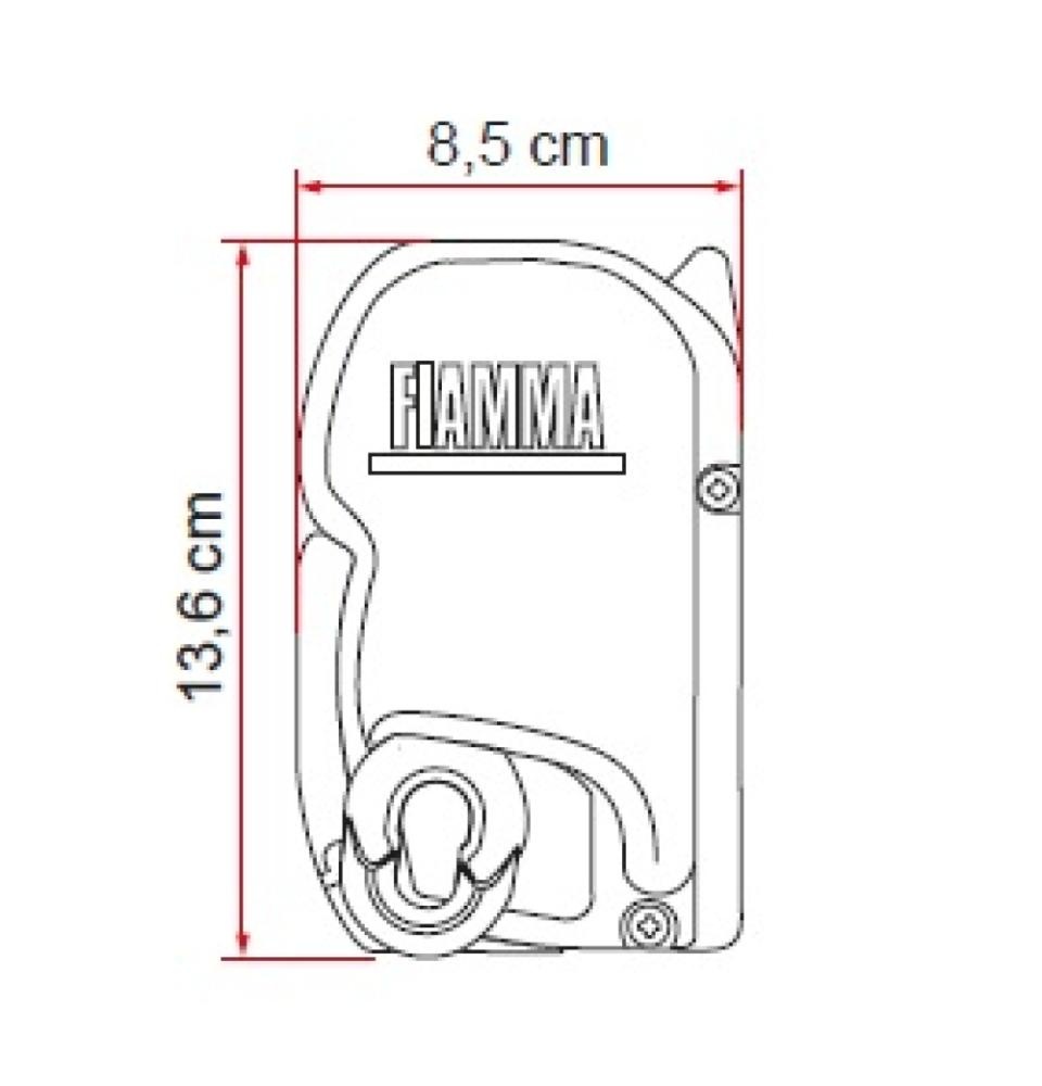 Fiamma F45S 260 Titanium-Royal Grey