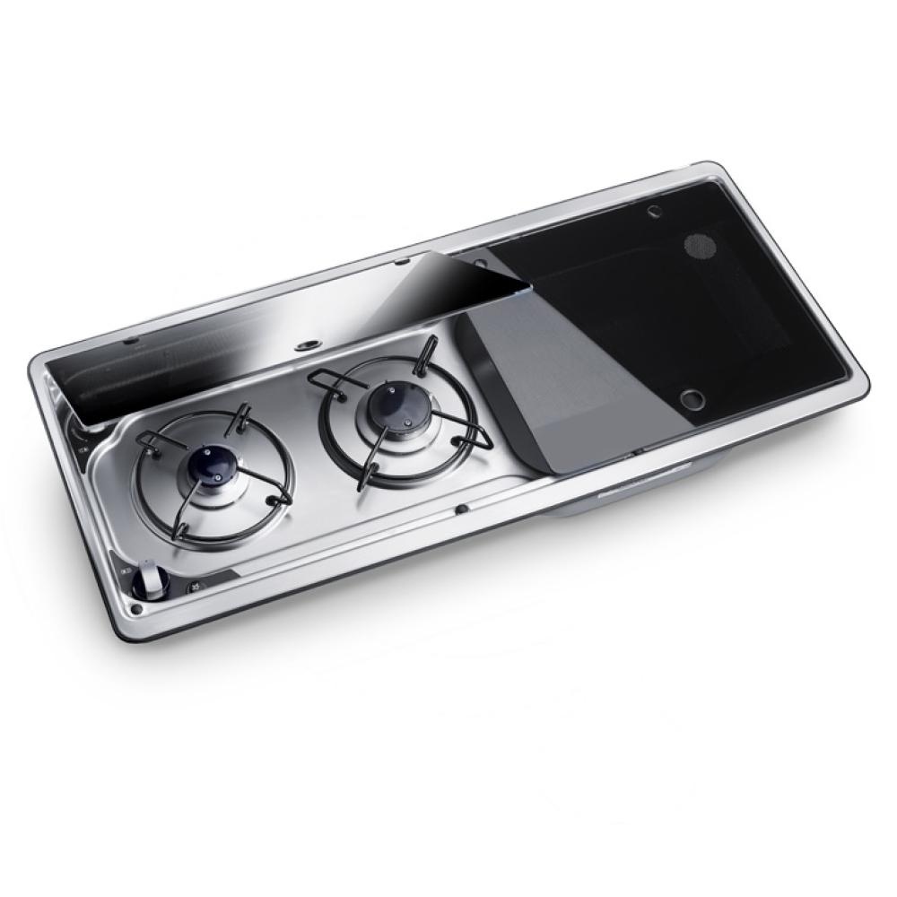 Dometic Kookplaat 2-Pits met Spoelbak Rechts MO9722R
