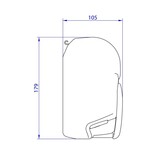 Thule 8000 230V 500 Antraciet-Mystic Grey