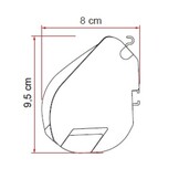 Fiamma F35Pro 180 Titanium-Royal Grey