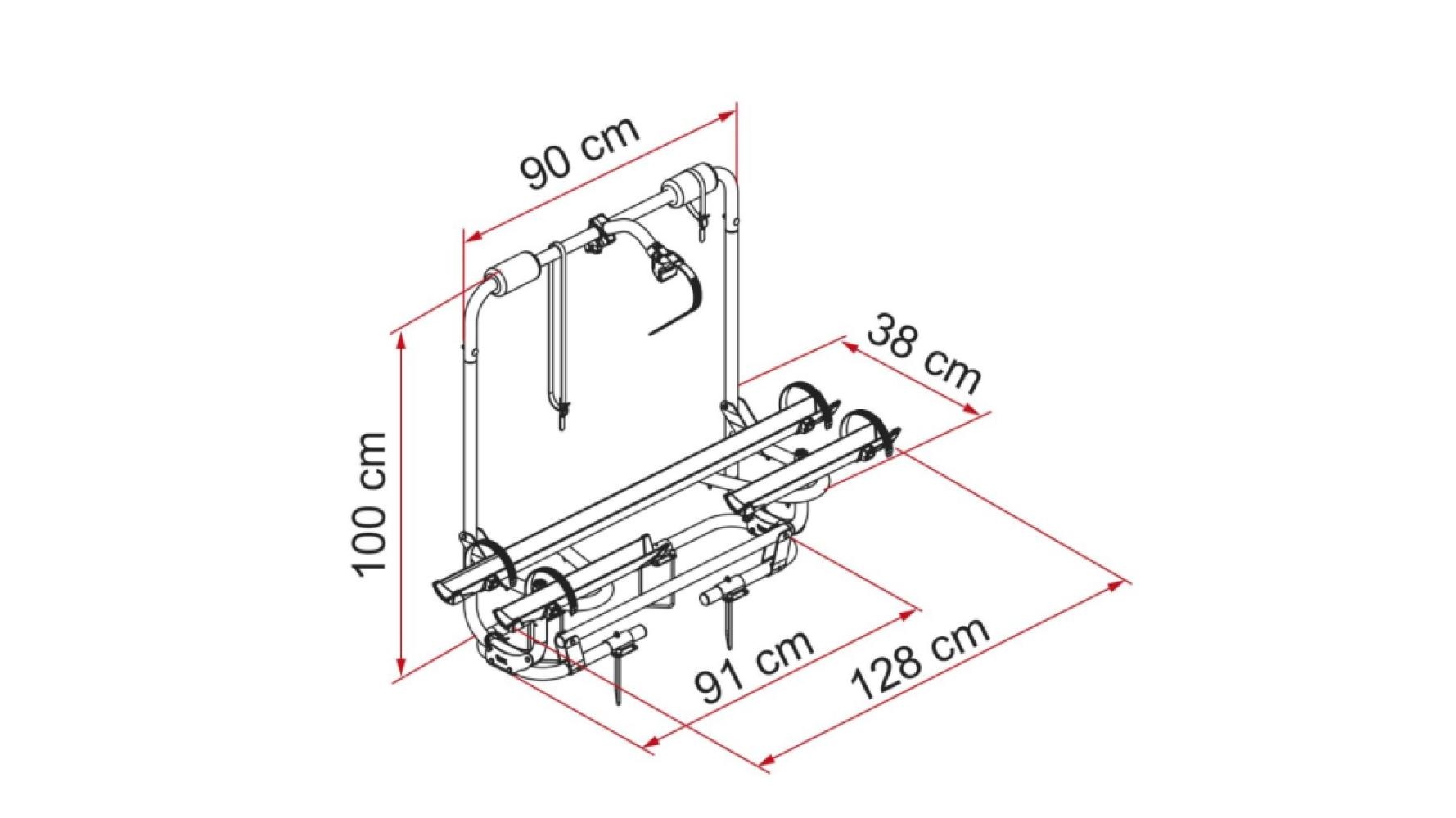 Fiamma Carry-Bike Caravan XL A Pro 200 Deep Black Fiamma Carry-Bike Caravan XL A Pro 200 Deep Black