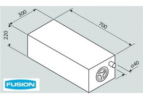 Fusion Watertank 43L V4-05 EV0905