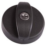 Dop Watervulopening met Cilinder Zwart